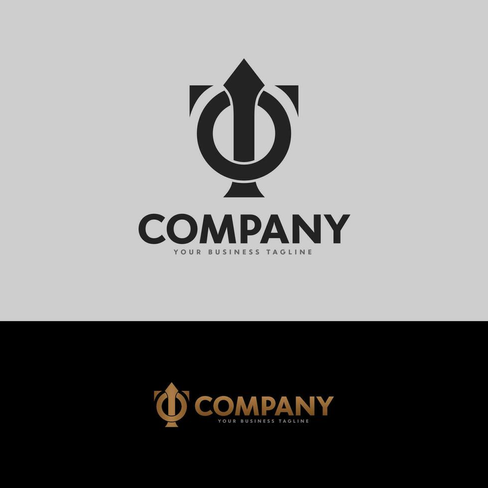 Initial T O Elegant Logo Design, Initial Signature Creative Template vector
