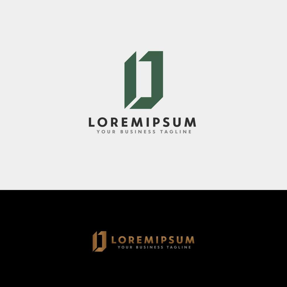 Initial LJ, D Elegant Logo Design, Initial Signature Creative Template vector