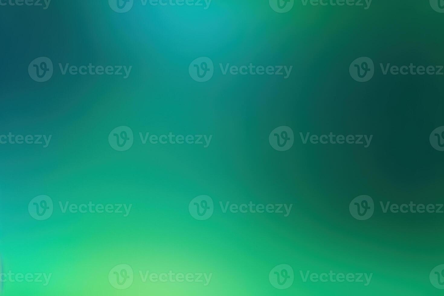 green abstract background with beautiful bokeh and rays of light. photo