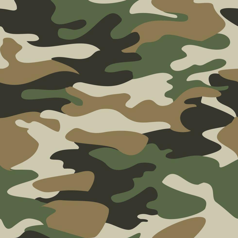 Camouflage pattern background seamless vector