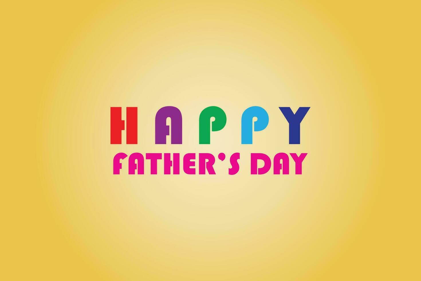 Father's day background,  In the center of the design, there is an illustration or a large, stylized text that says Happy Father's Day in bold and playful fonts. vector