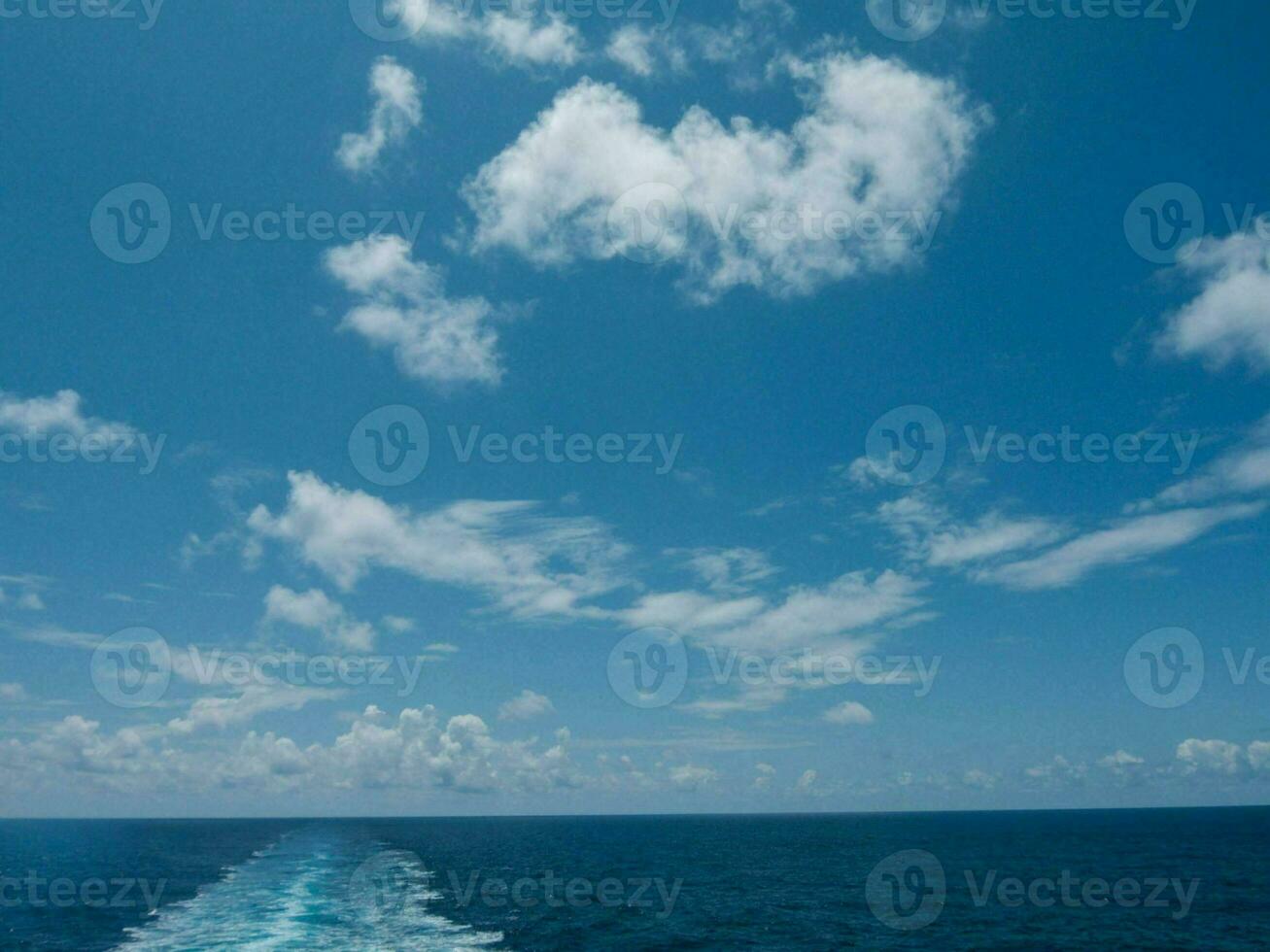 vista de cielo nublado foto