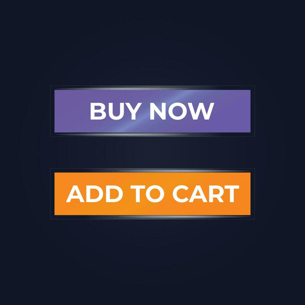 Buy Now add to cart buttons vector