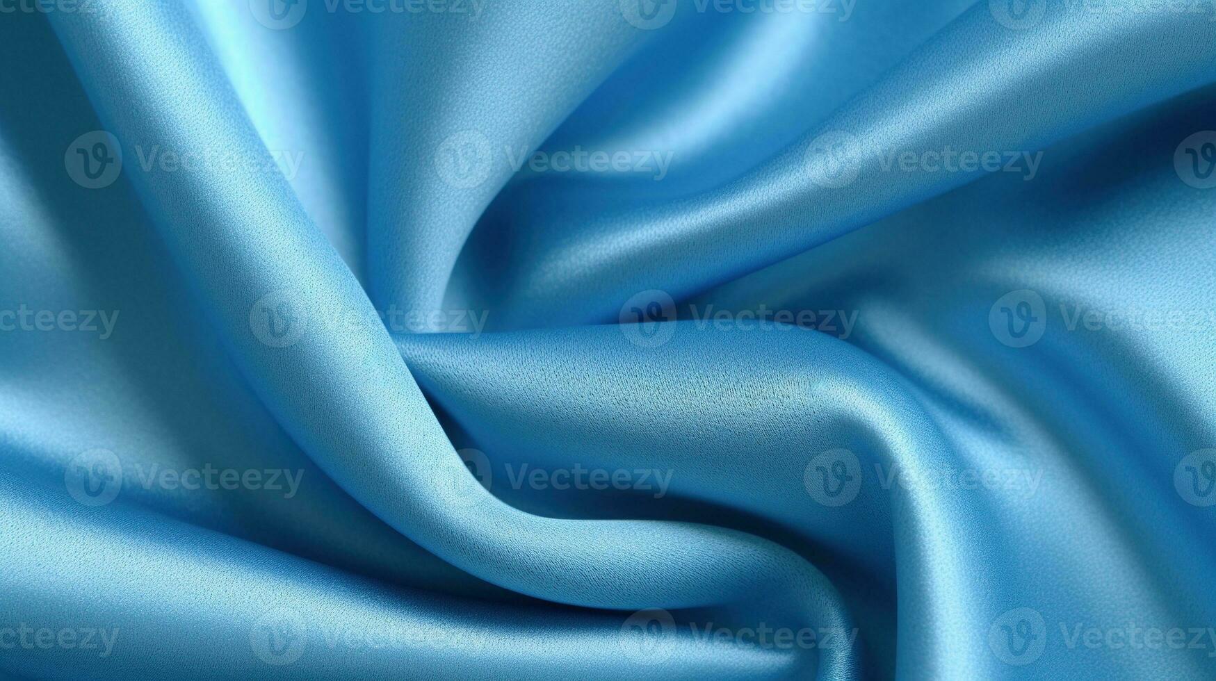 Smooth elegant blue silk or satin luxury cloth texture can use as abstract background photo