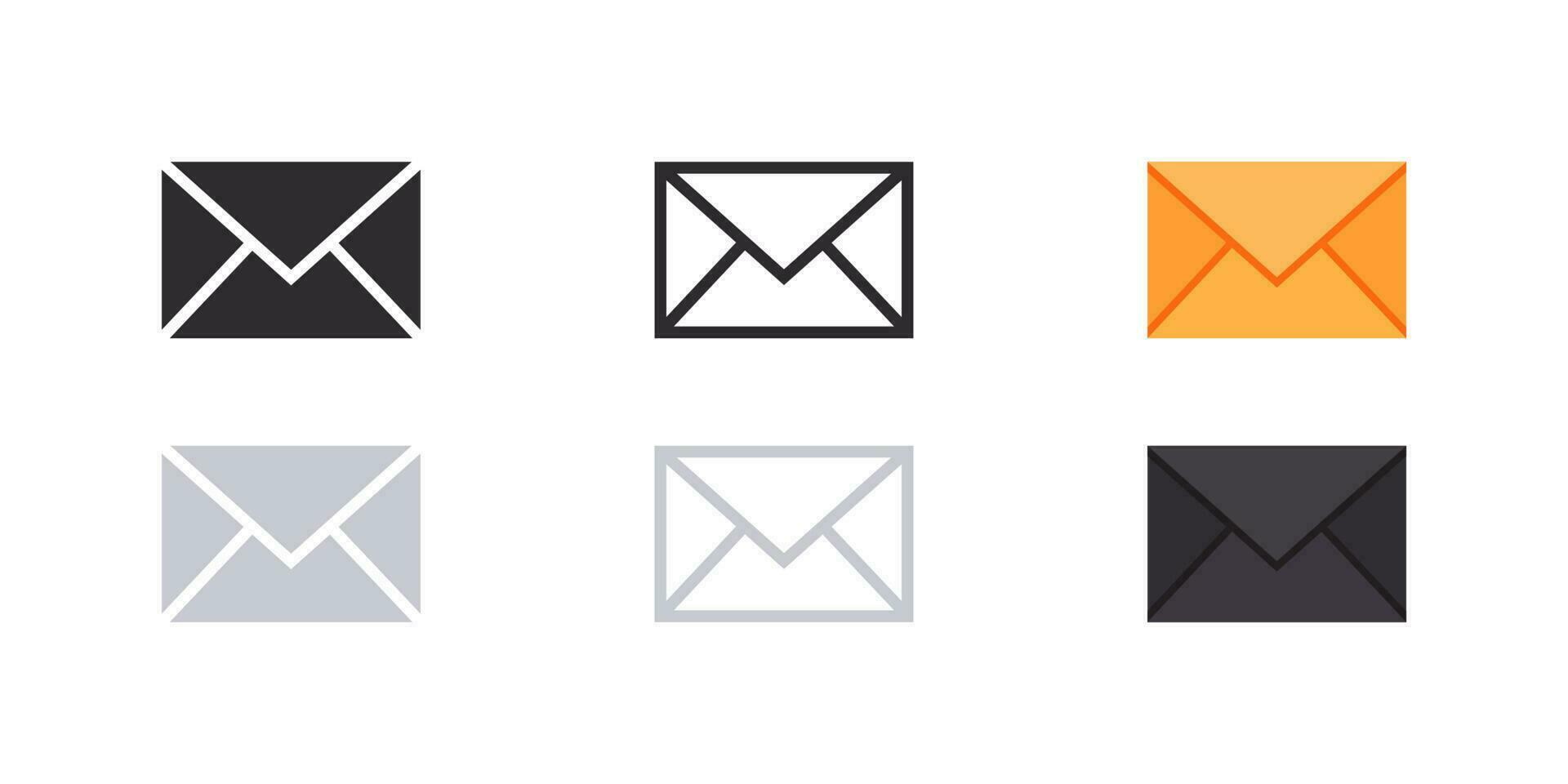 Message icons. Set of Chat Message Bubbles. Notification icons. Vector scalable graphics