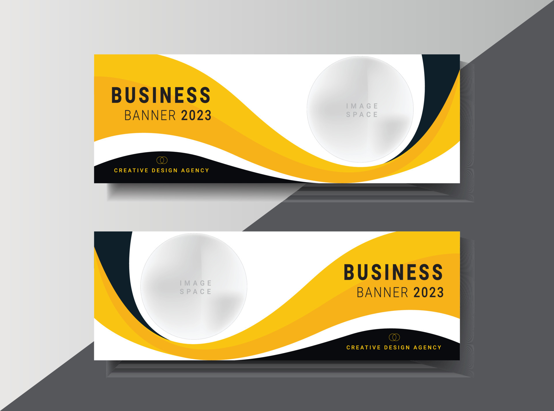 vector abstract banners and Web banner design background or header