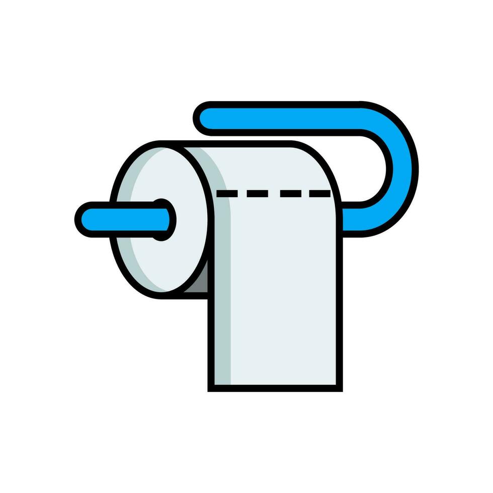 pañuelo de papel rodar icono diseño vector