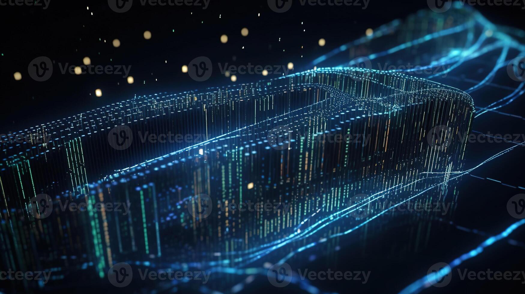 Futuristic technological background3D rendering,3D rendering of abstract technology concept. Futuristic cyberspace background,Abstract 3d rendering of data processing. Futuristic technol. photo