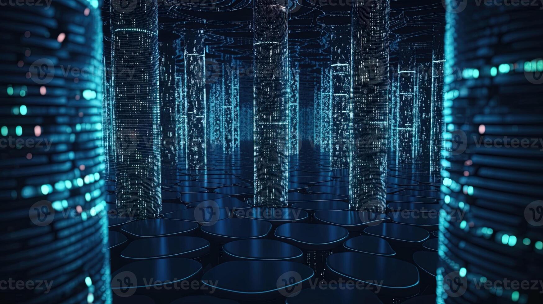 Futuristic technological background3D rendering,3D rendering of abstract technology concept. Futuristic cyberspace background,Abstract 3d rendering of data processing. Futuristic technol. photo