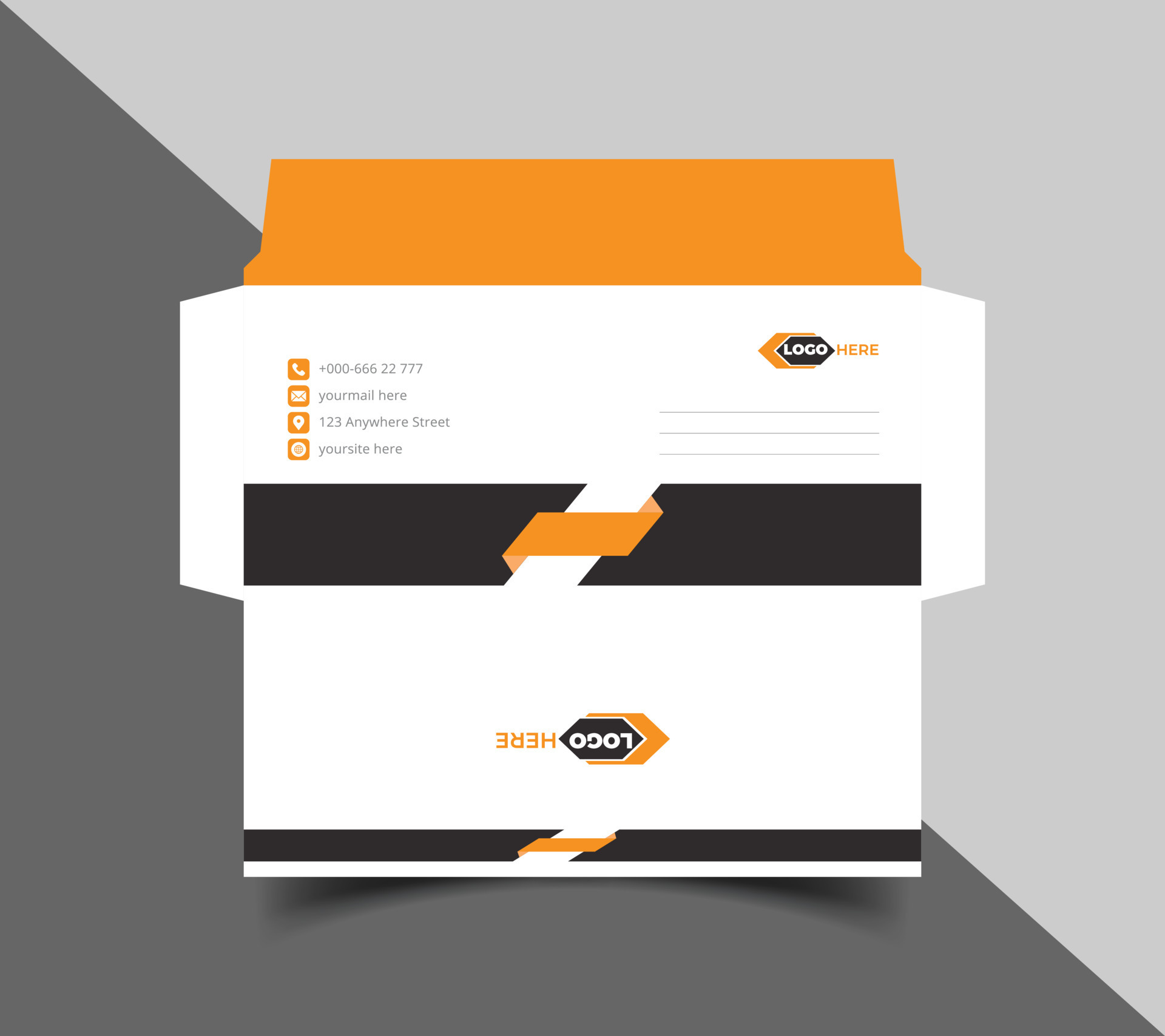 Corporate envelope template or envelope design 24262609 Vector Art at Corporate envelope template or envelope design 24262609 Vector Art at