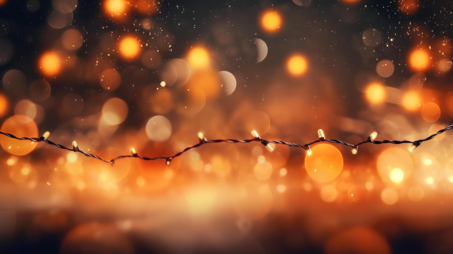 Magic Christmas lights background. Illustration photo