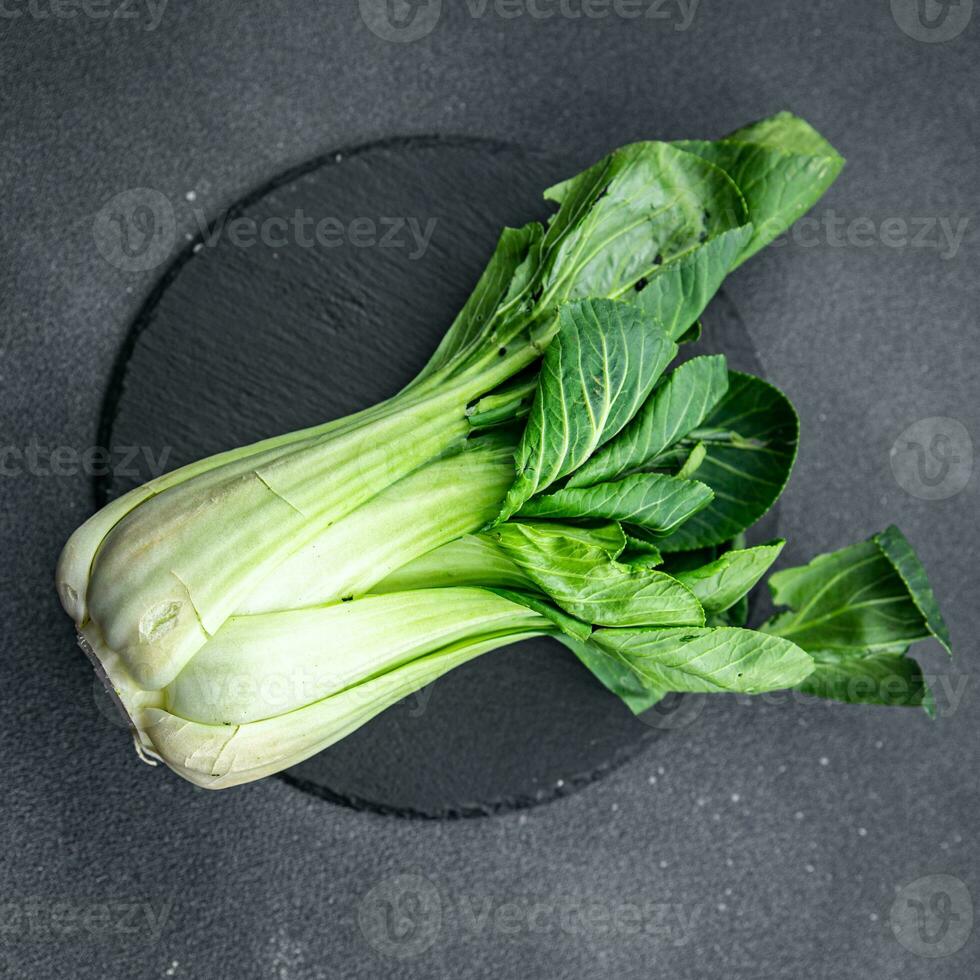 cabbage bok choy or pak choy raw vegetable fresh healthy meal food snack on the table copy space food background rustic top view keto or paleo diet veggie vegan or vegetarian food photo