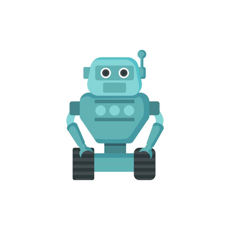 Vector Robot Illustration Futuristic Mechanical Companion