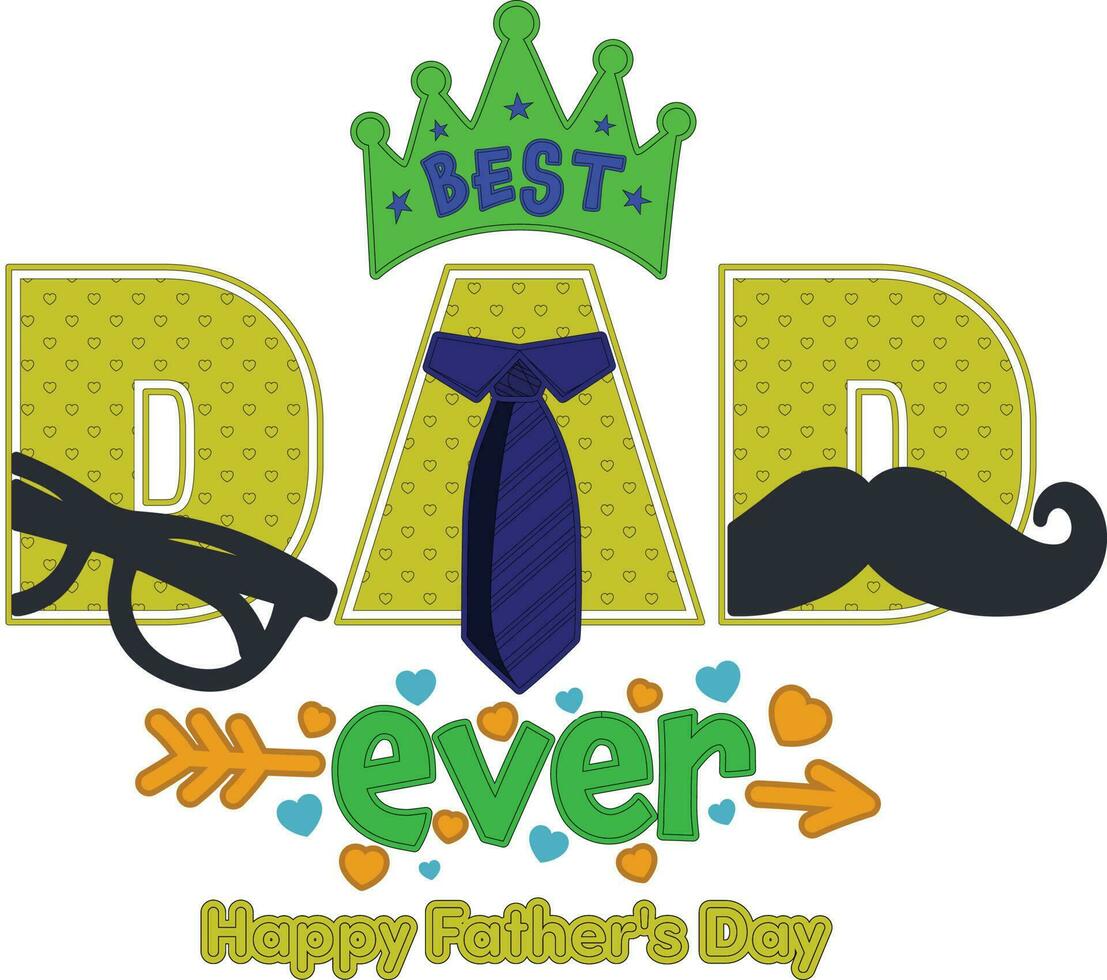 Father's Day Delight vector