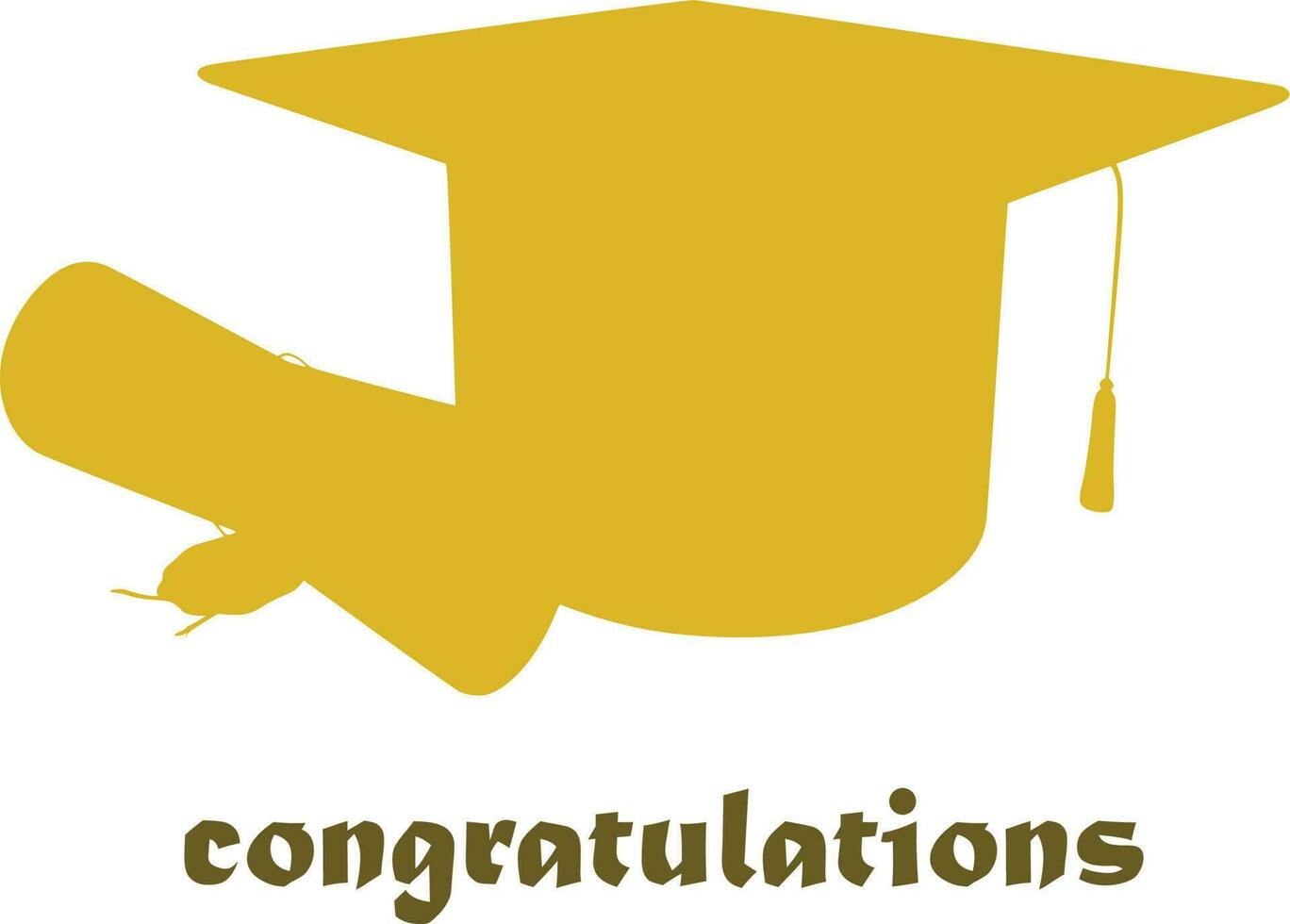 Proud Graduates in Cap and Gown vector