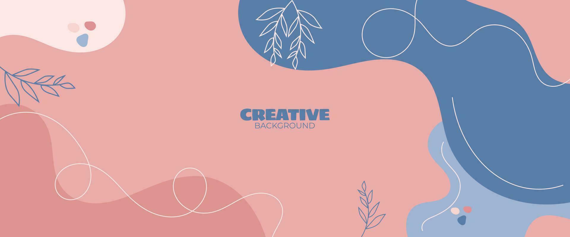 Creative simple abstract bright background, suitable for social media templates, banners, posters, etc. vector