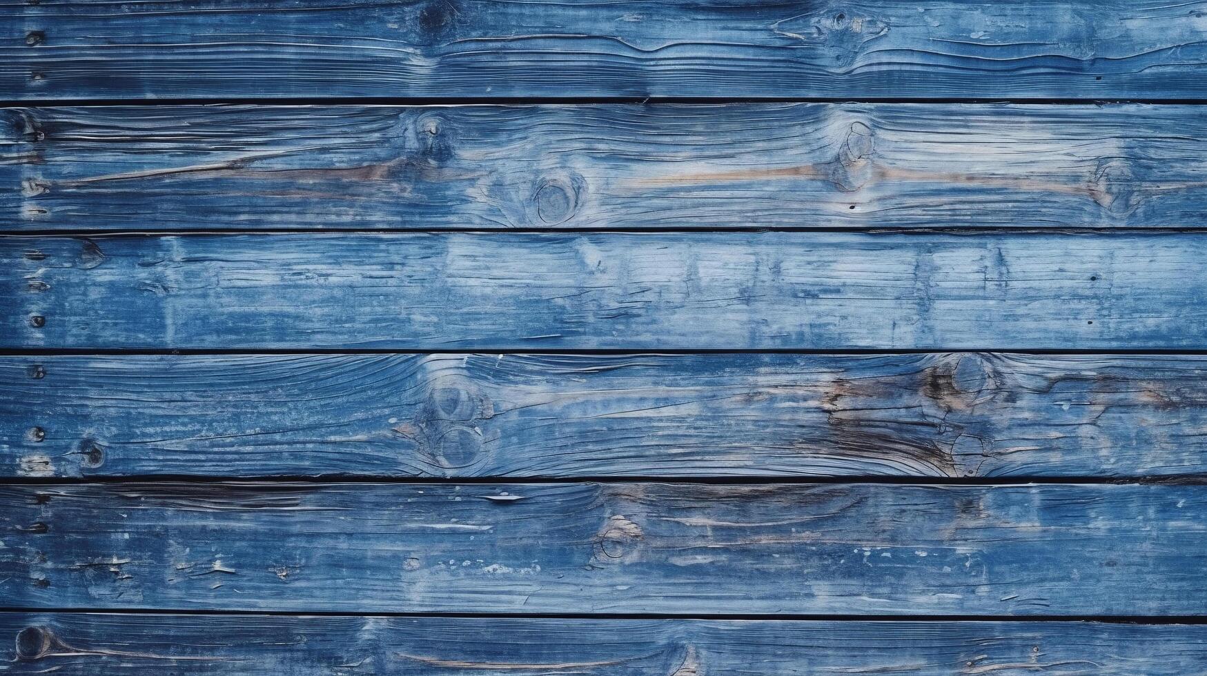 Blue wooden planks background, Wooden texture, Technology photo