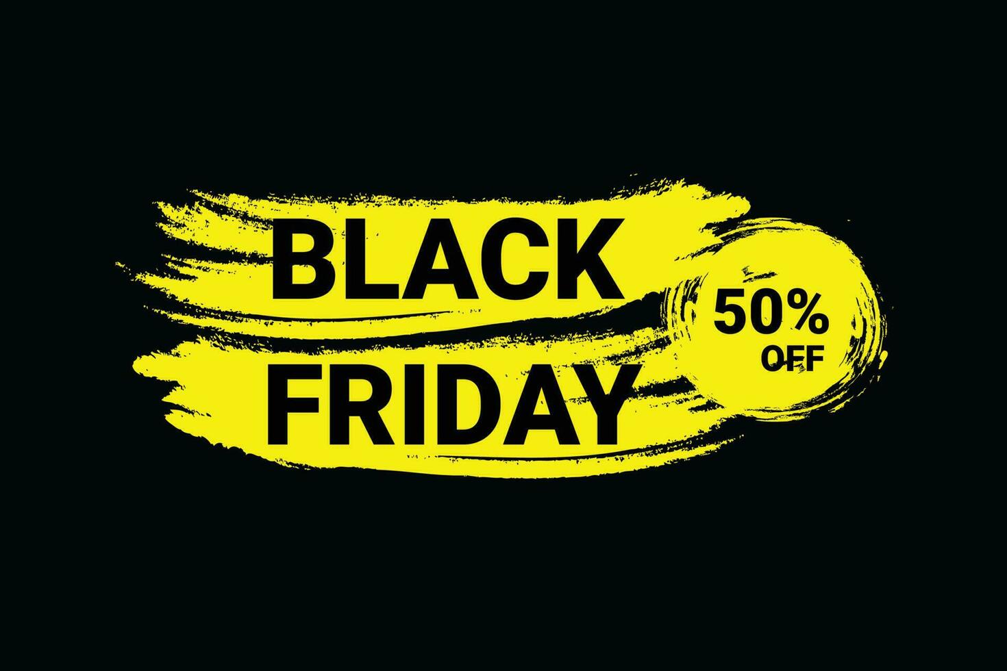 Flat black friday sale background vector