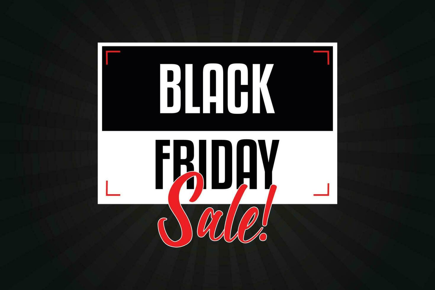 Flat black friday sale background vector