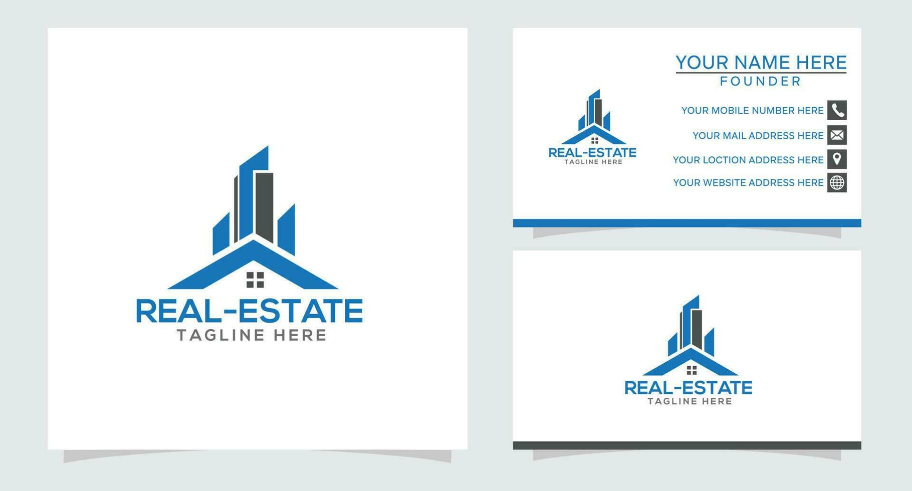 Real Estate Logo, building and chat bubble combination. suitable for Architecture Building apps logo design vector