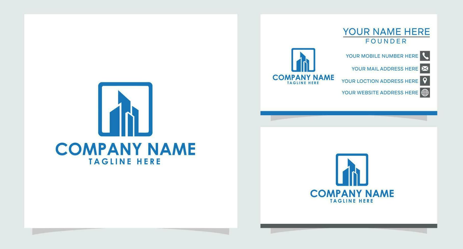 real estate logo design template.inspiration for business of building, construction. vector