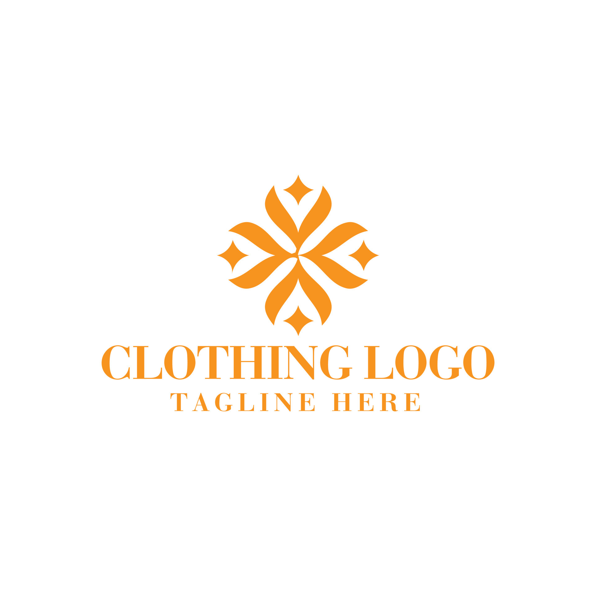 minimalist clothing store logo design idea, online shop logo 24265514 ...