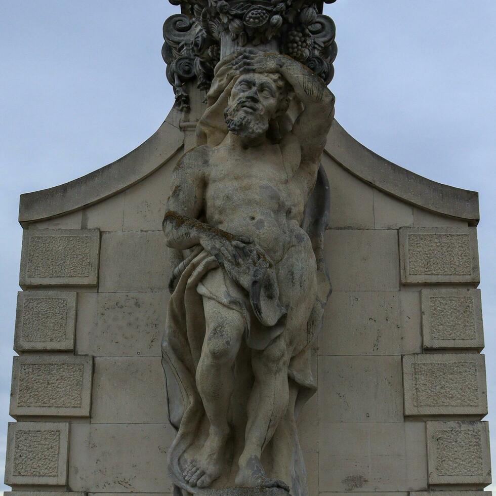 Different arhitectural details and scultures that can be found in the center of the fortress in Alba Iulia , Romania. photo