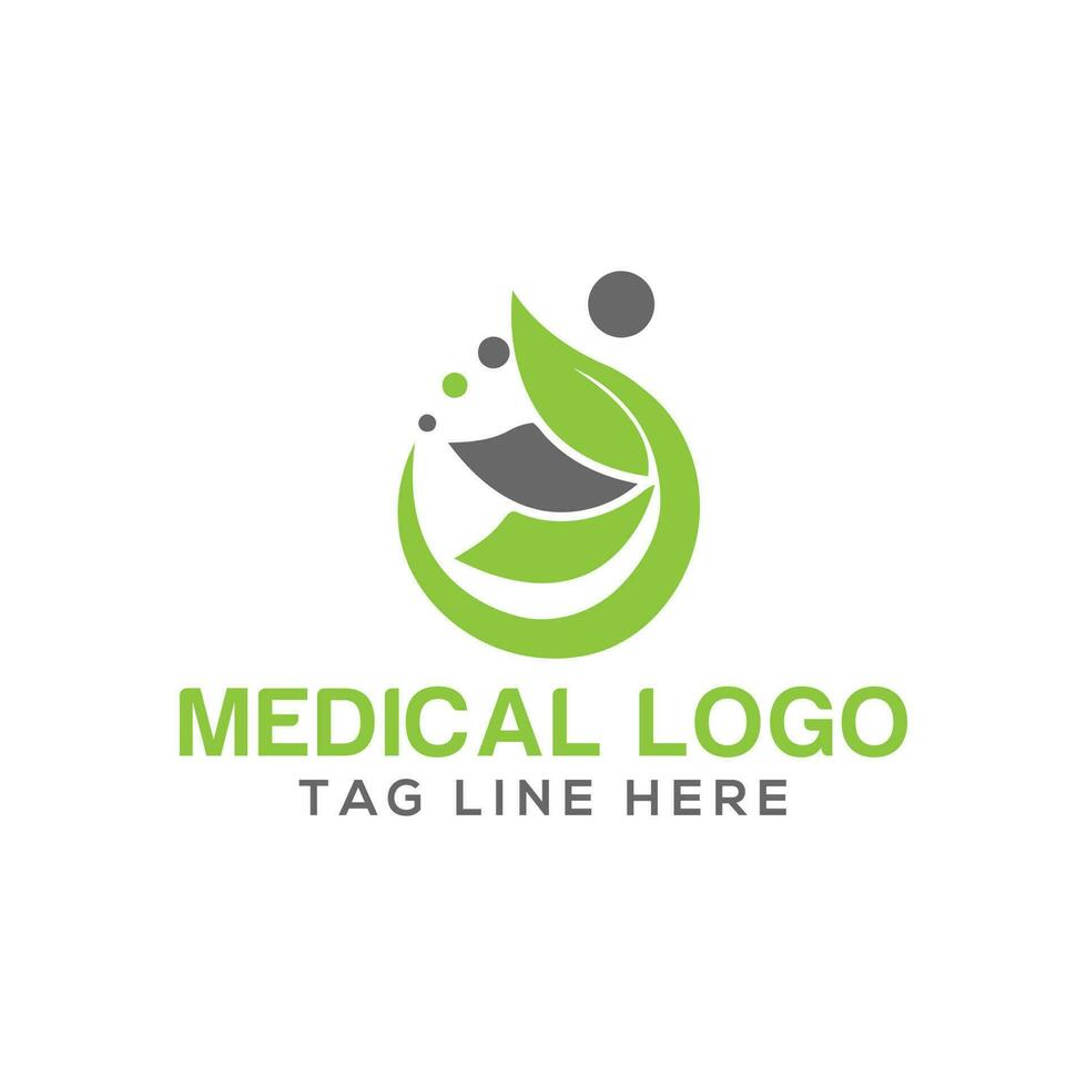 natural health wellness logo design free vector