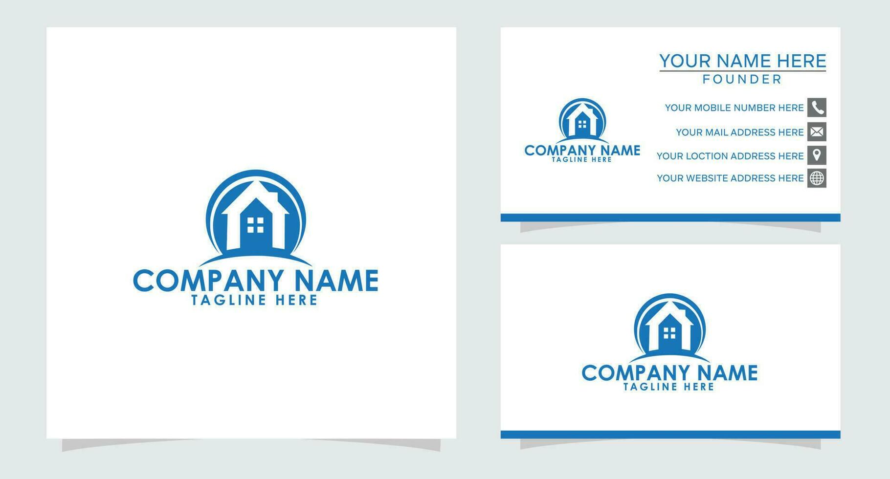 Logo for real estate home solutions that is a home solution. vector