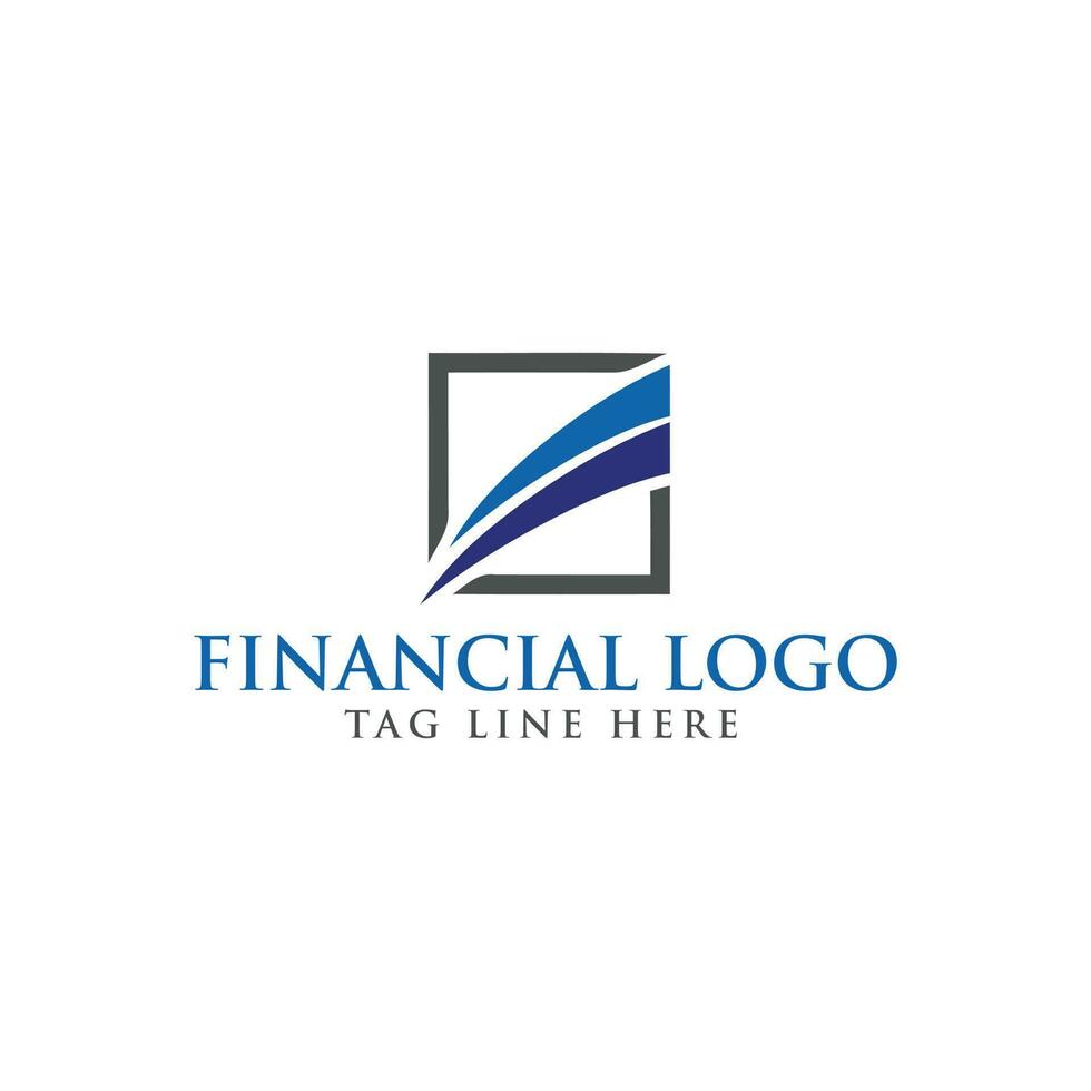 Vector finance logo template accounting logo concept
