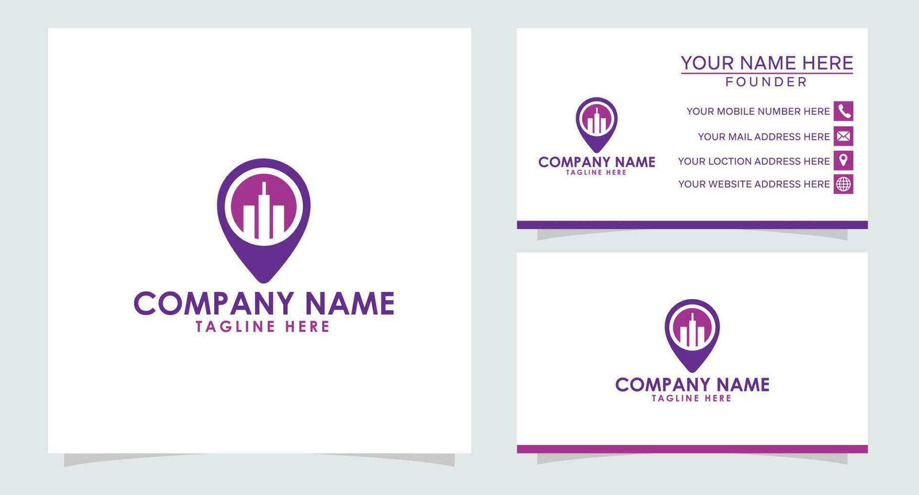 Architectural, Construction, Real Estate and Mortgage logo design concept template vector