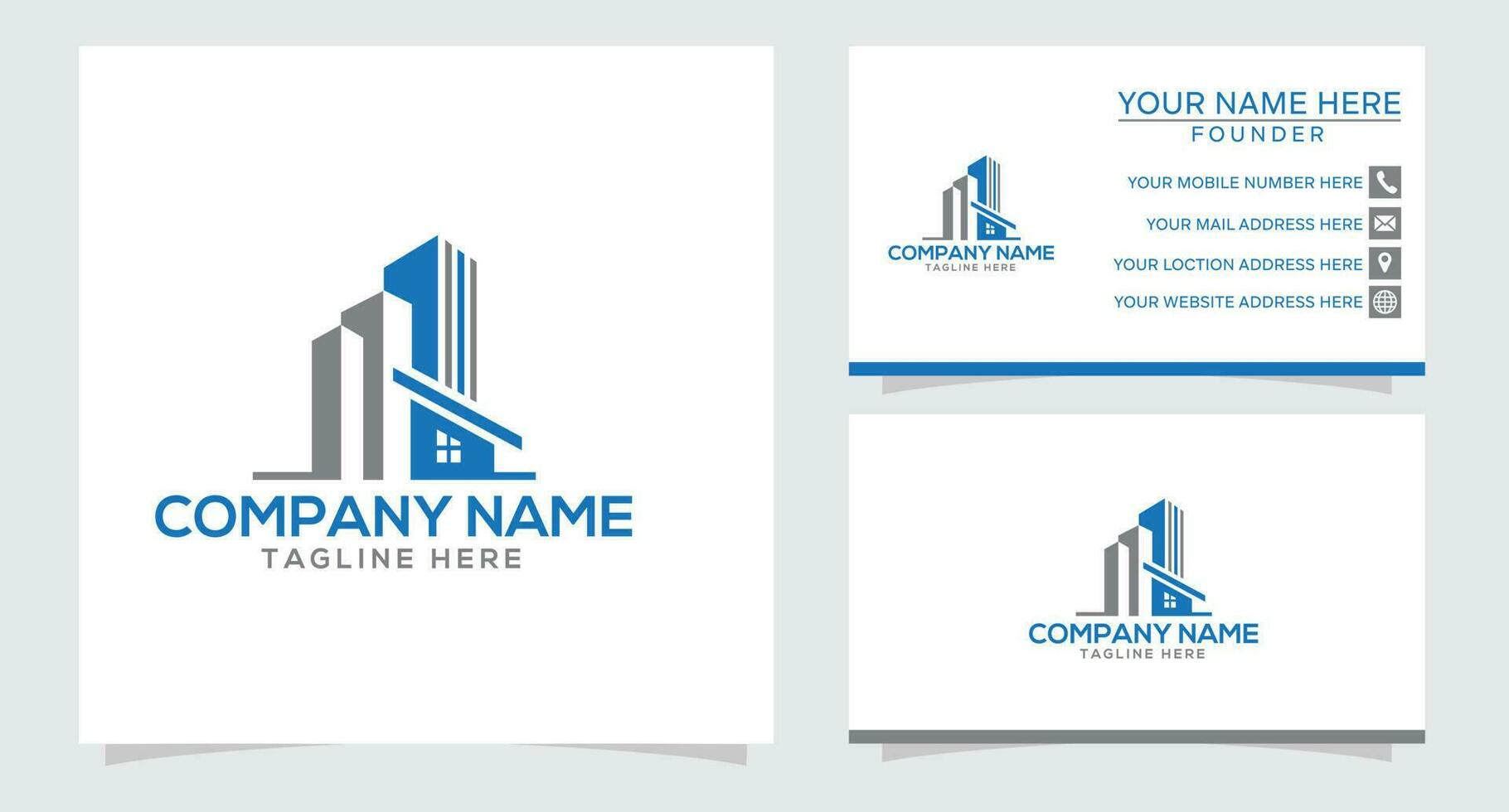 Real Estate Logo, building and chat bubble combination. suitable for Architecture Building apps logo design vector