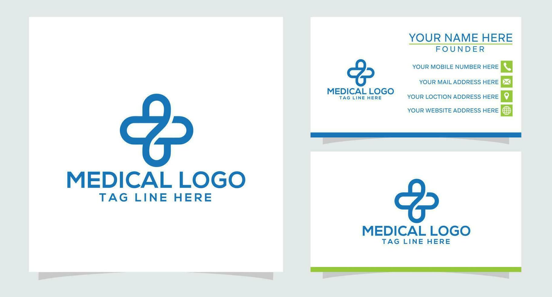 Medical logo with a cross. Abstract cross. Cross icon. Medical centre logo. Doctor logo vector