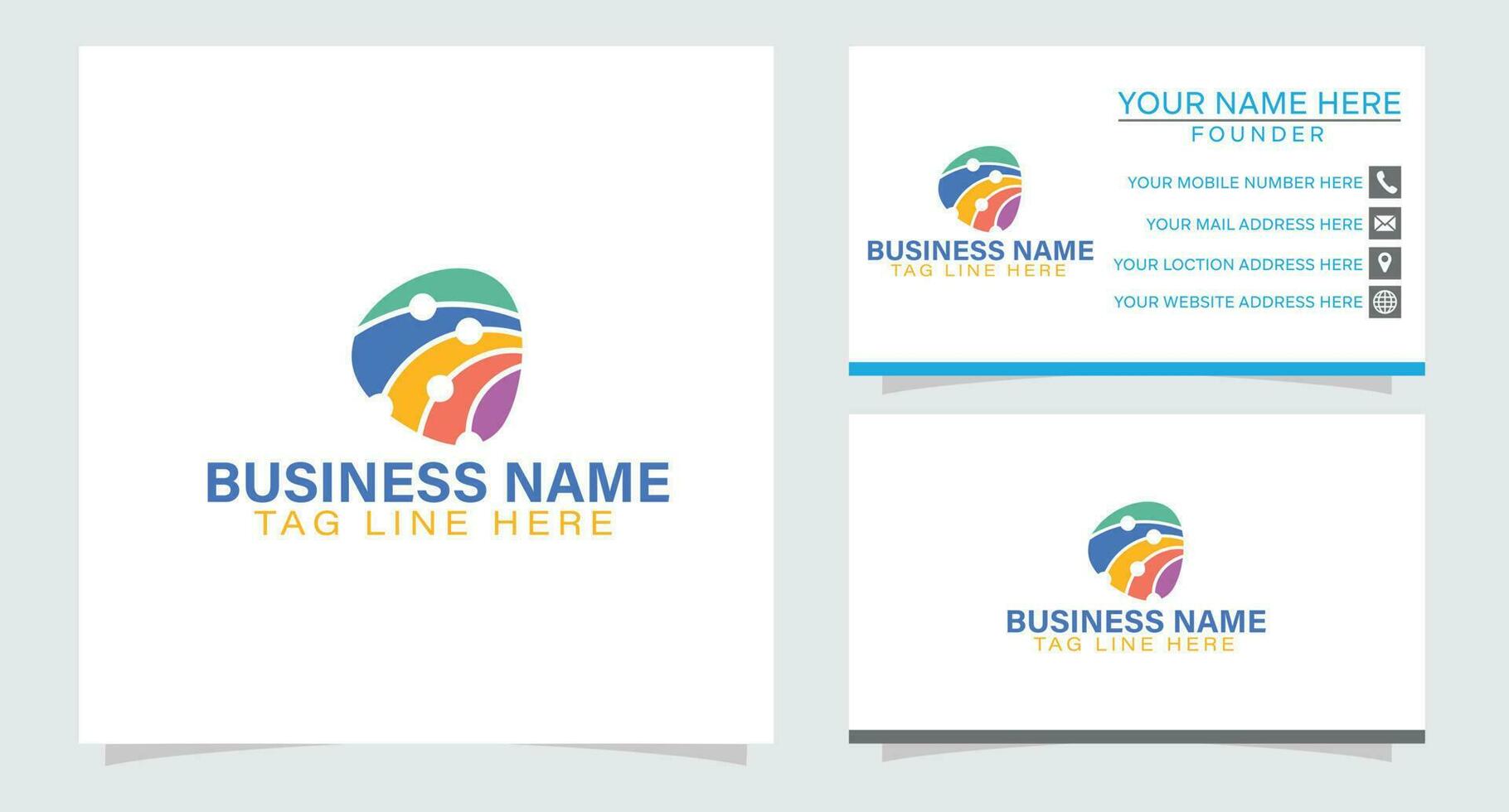 professional tech software technology crypto and security logo vector