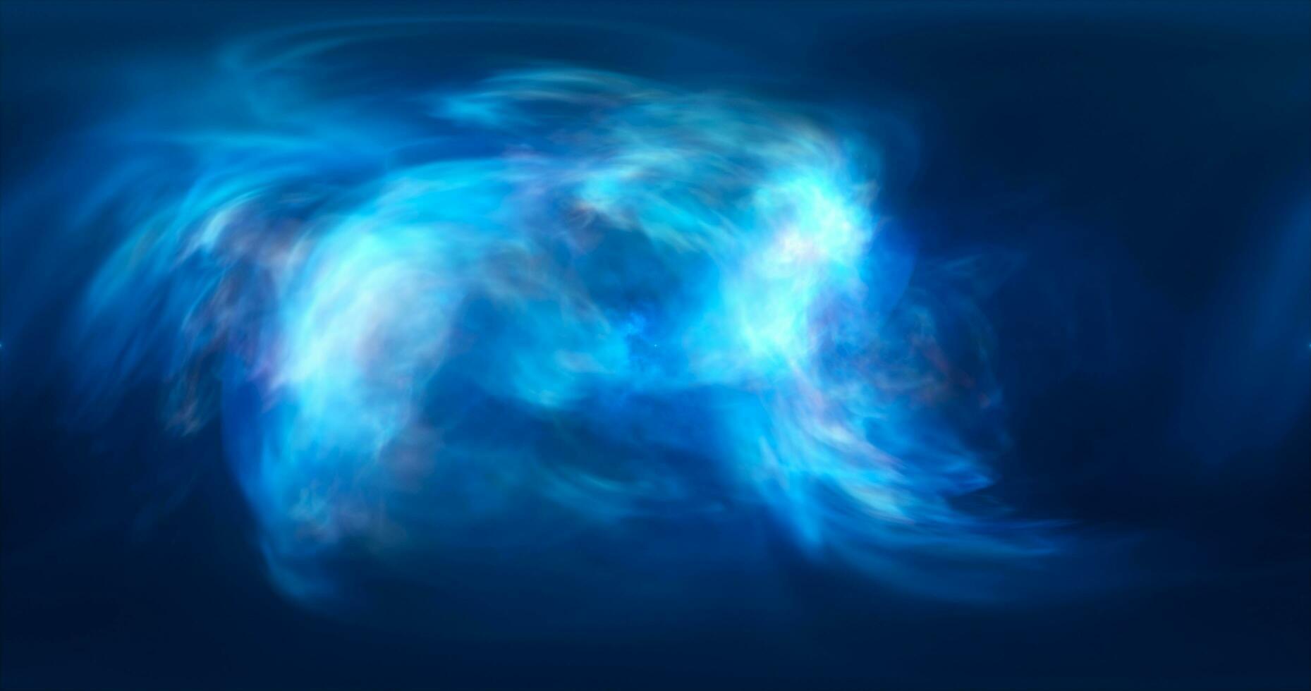 Abstract waves of iridescent glowing energy magical cosmic galactic wind bright abstract background photo