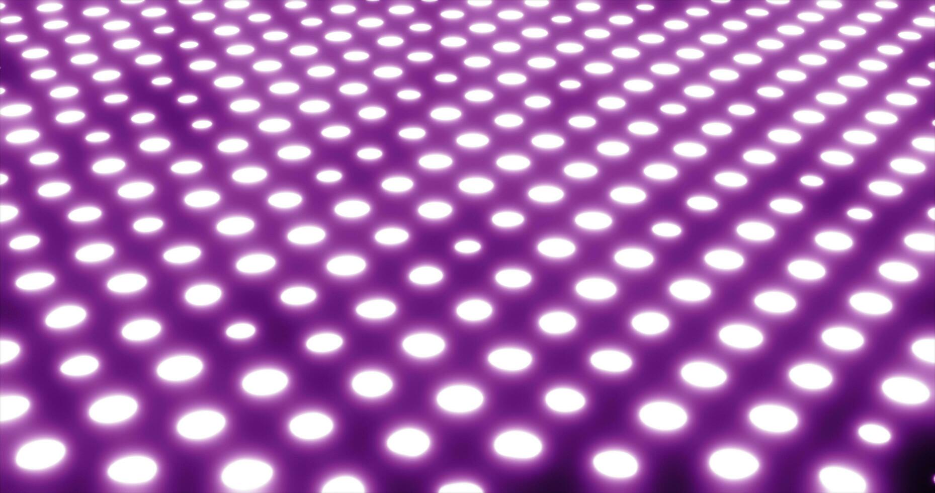 Abstract background of purple flashing dots photo