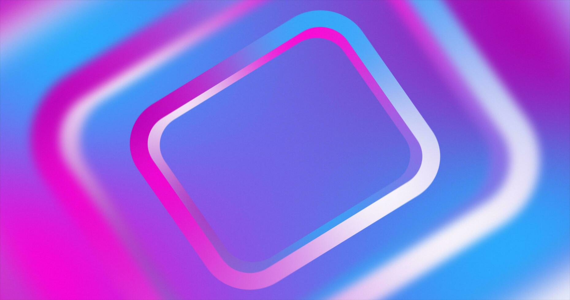 Abstract purple and pink gradient rectangles bright juicy blurred abstract loop background photo