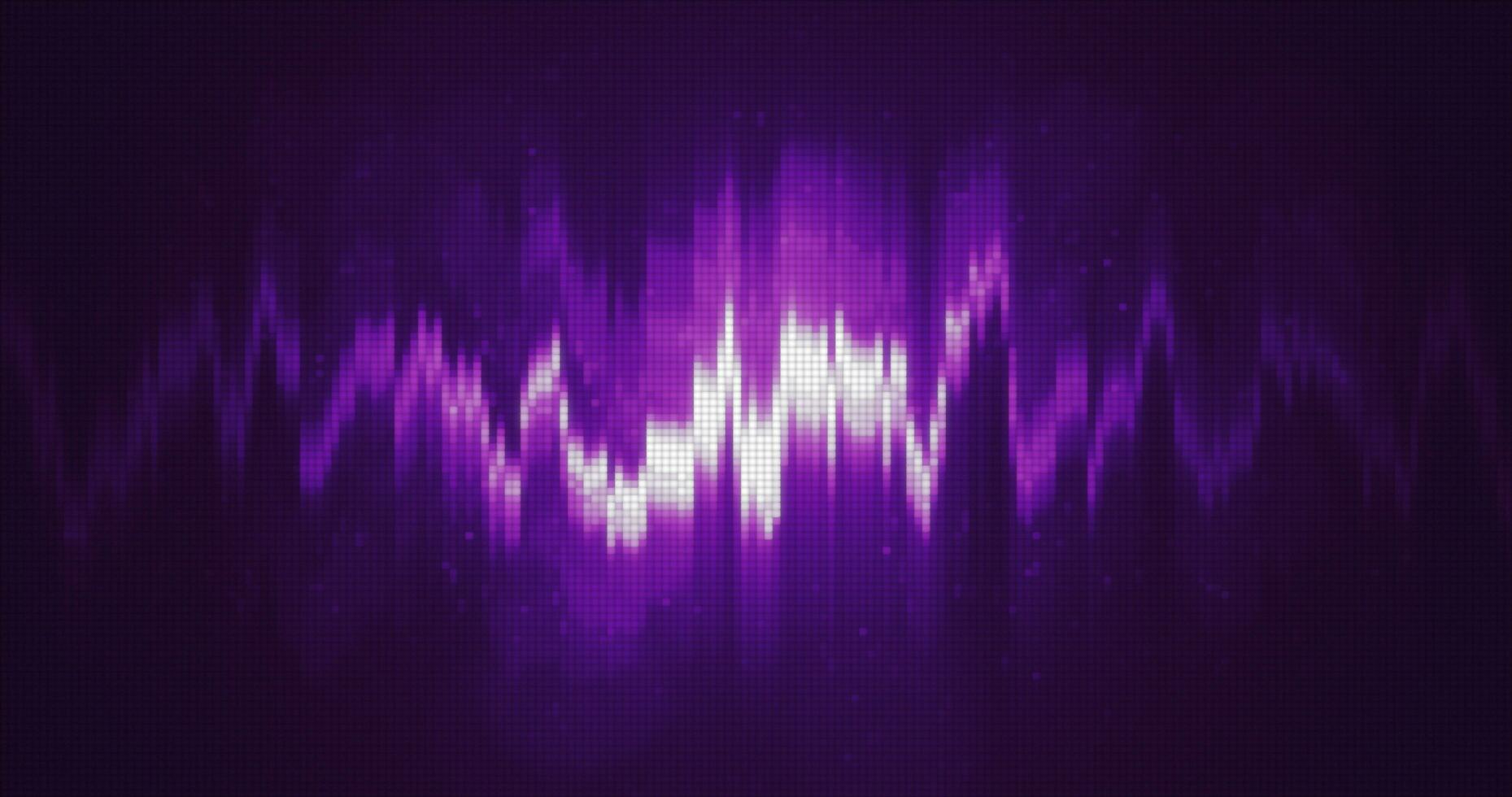 Abstract purple energy equalizer from particles and points Abstract background photo