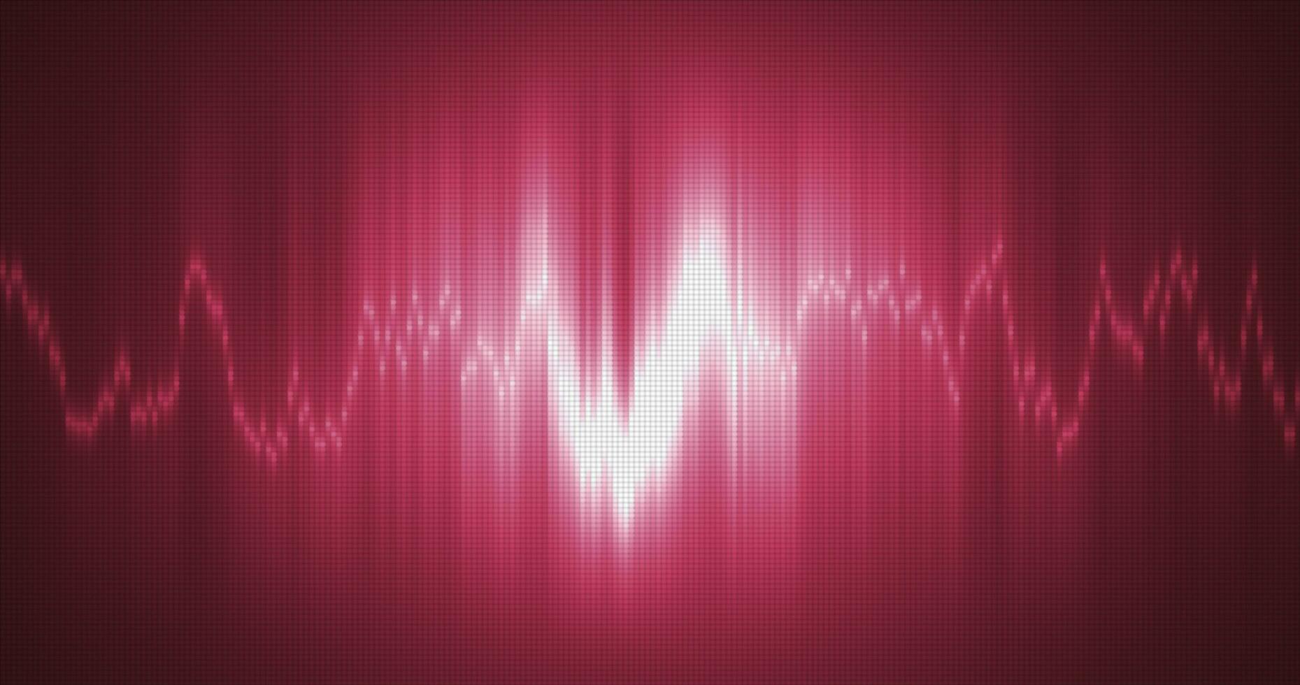 Abstract red energy equalizer from particles and dots abstract background photo
