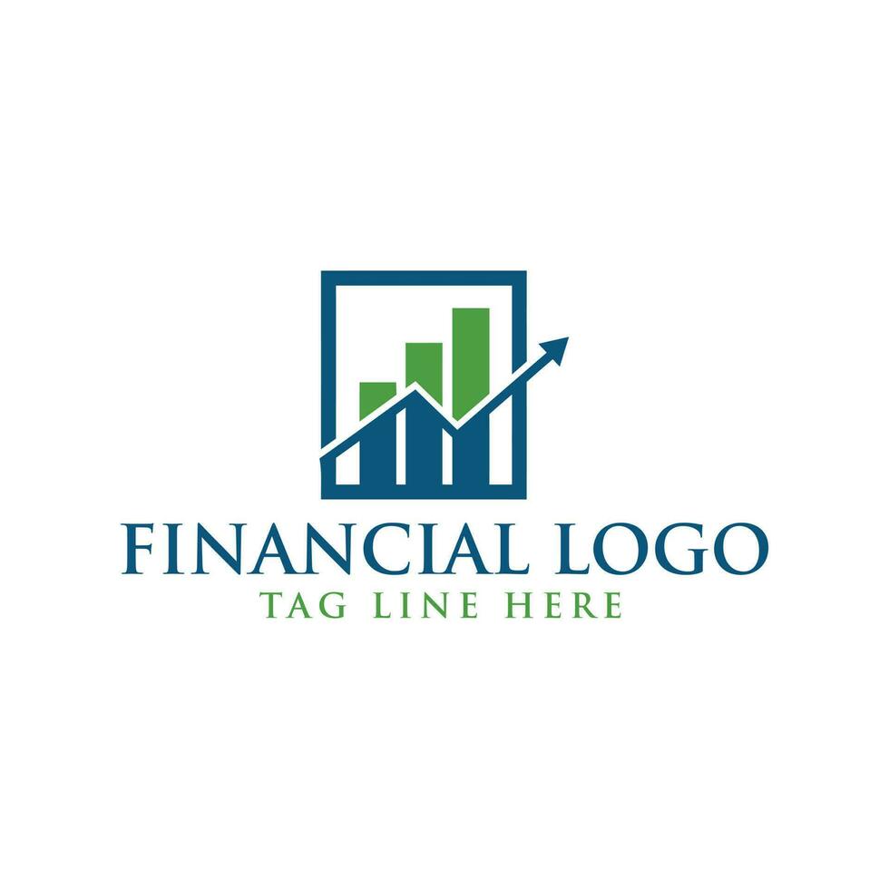 Financial adviser logo design layout. Business and finance creative icon concept vector