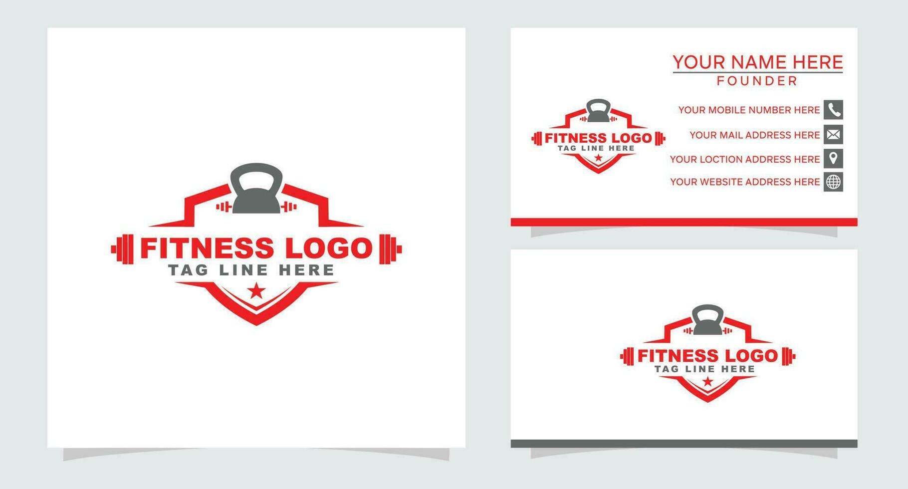 fitness vector logo design template, design for gym, and fitness vector