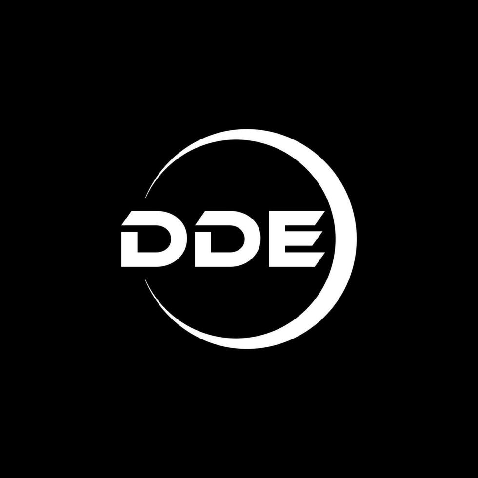 DDE letter logo design in illustration Vector logo calligraphy DDE letter logo design in illustration Vector logo calligraphy