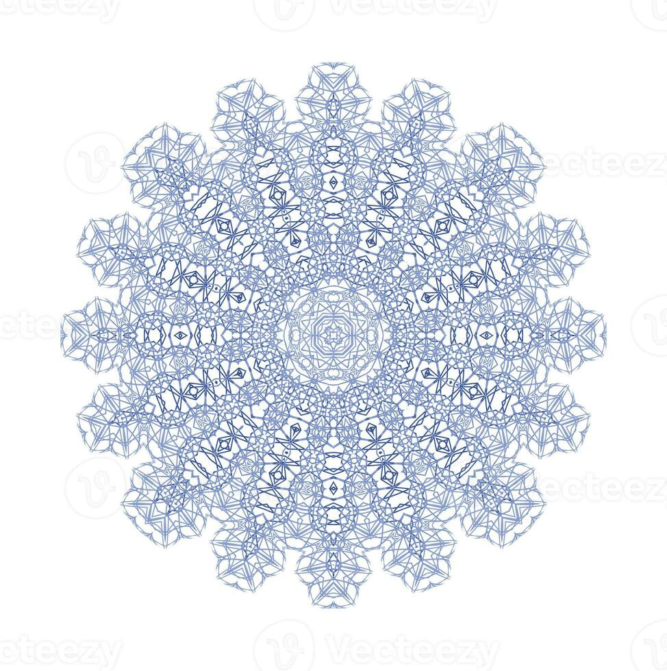 Abstract blue shape photo