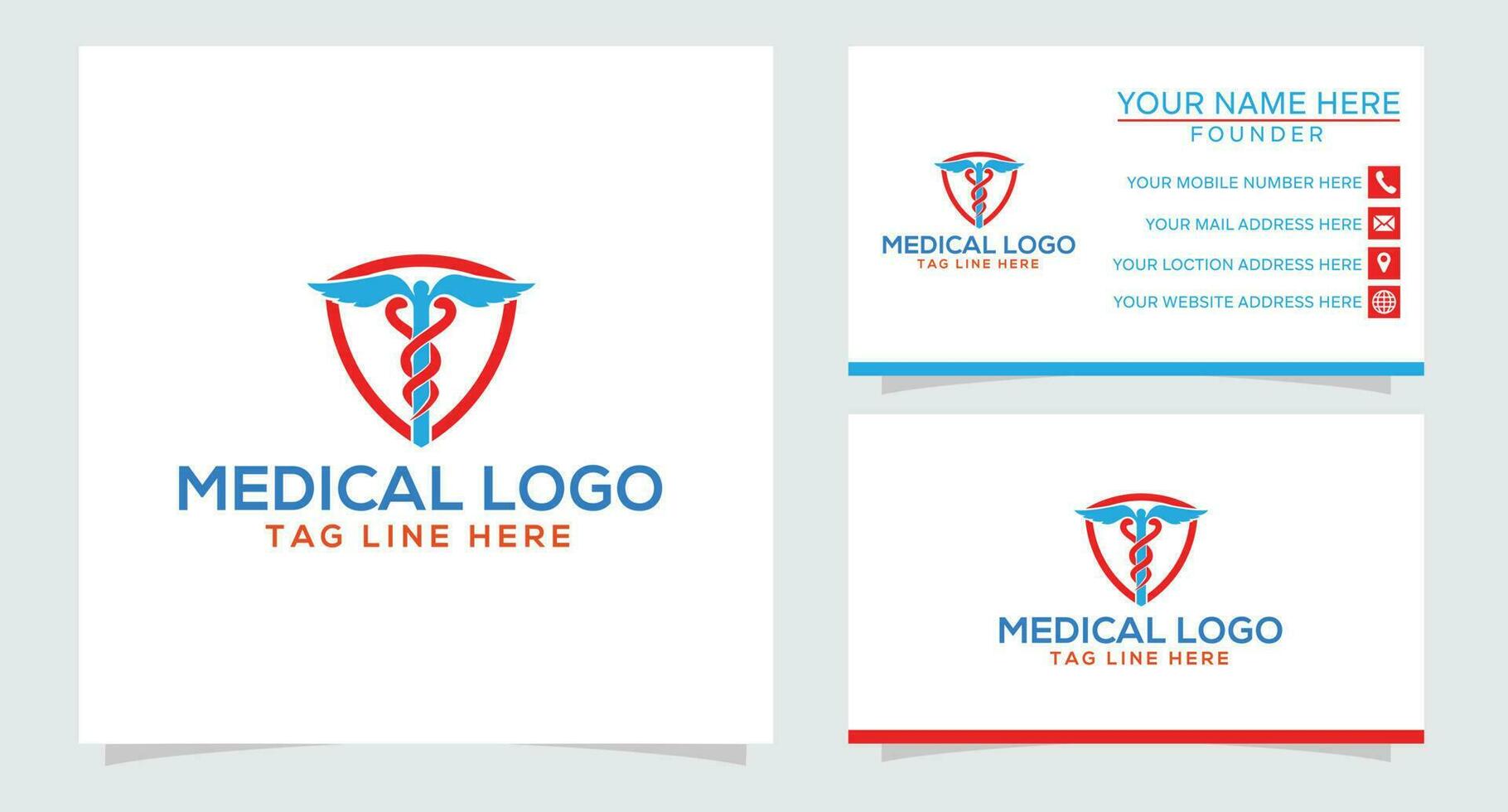 Medical Caduceus Symbol vector