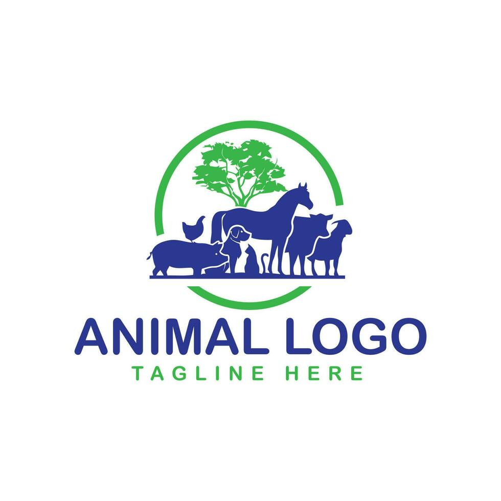 vector de logotipo de animales