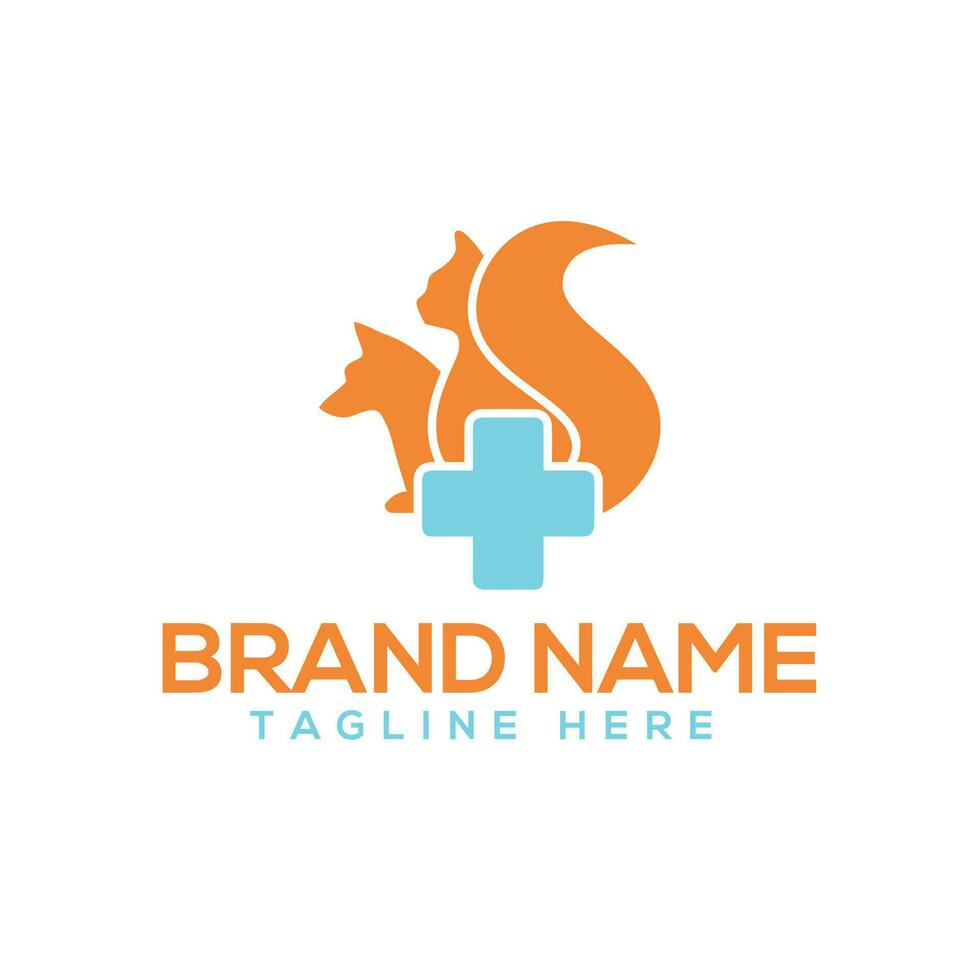 Petcare Company logo icon, Healthy care pet icon, Pet shop icon vector
