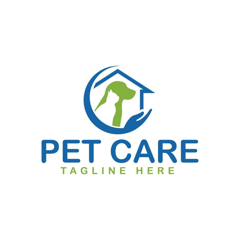 dog house logo design vector