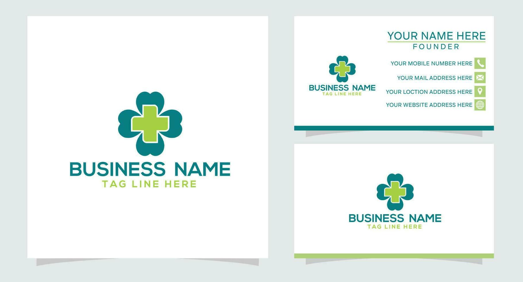 Medical Logo Design Template Vector Graphic Branding Element.