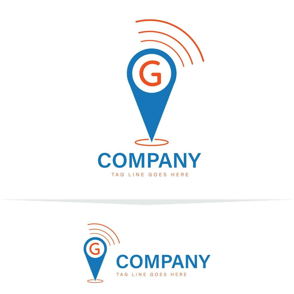 GPS Location Logo Template - GPS Logo vector