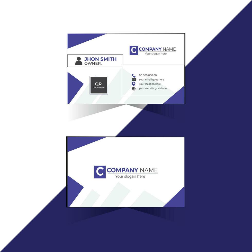 Creative Business Card Design Template vector
